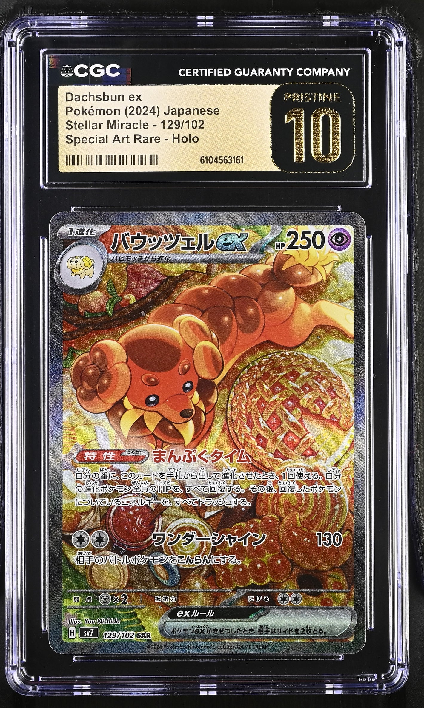 CGC Pristine 10 - 2024 Dachsbun ex (#129/102)