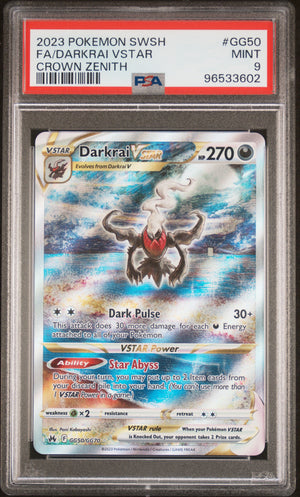 PSA 2023 Darkrai VSTAR (#GG50) SWSH - Crown Zenith