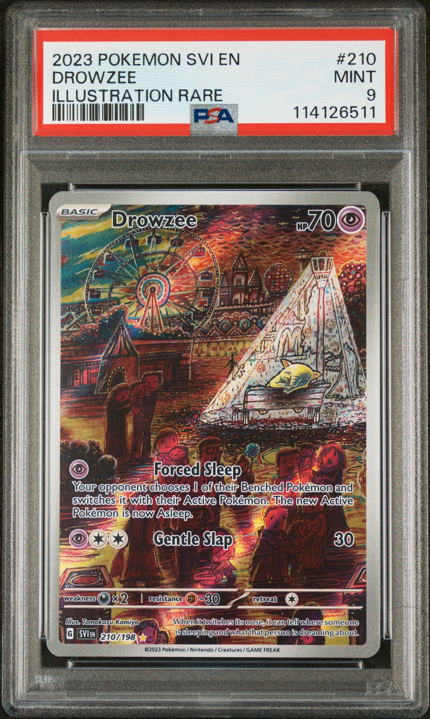 PSA 2023 Drowzee (#210) Scarlet & Violet