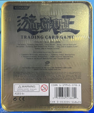 2006 Hamon, Lord of Striking Thunder: SEALED GX Booster Pack Tin (English)