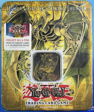 2006 Hamon, Lord of Striking Thunder: SEALED GX Booster Pack Tin (English)