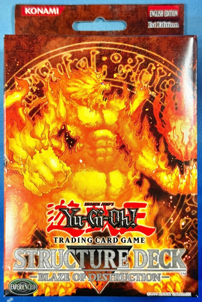 Blaze of Destruction: 1st Edition - 2005 Vintage Sealed Structure Deck (English)