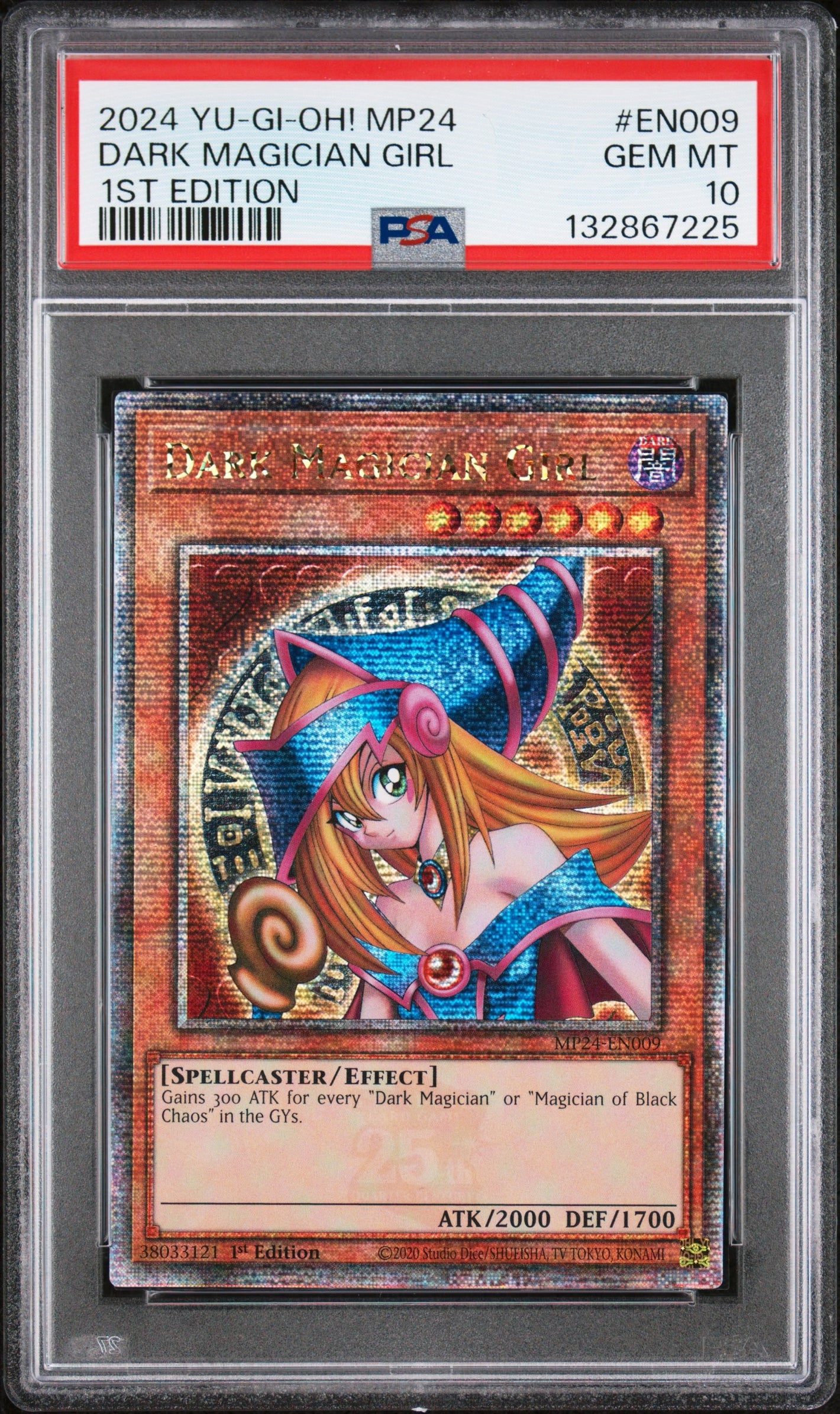 PSA 10 2024 YU-GI-OH! MP24 #EN009 DARK MAGICIAN GIRL - 1ST EDITION