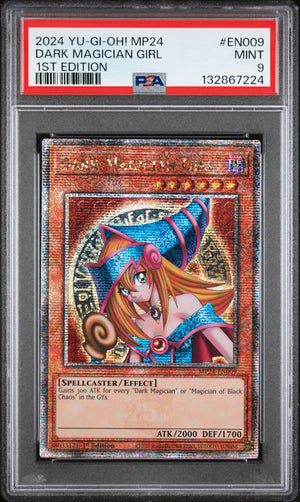 PSA 9 2024 YU-GI-OH! MP24 #EN009 DARK MAGICIAN GIRL - 1ST EDITION