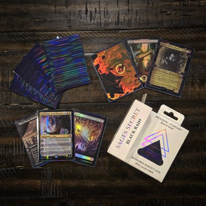 Sages Secret Sleeves: Black Rain - 100 count