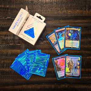 Sages Secret Sleeves: Blue Rain - 100 count