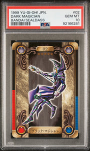 PSA 10 1999 Dark Magician Bandai Sealdass #02