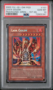 PSA 10 2003 1st Edition Lava Golem PGD #107